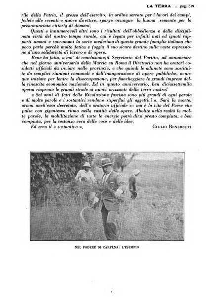 La terra rassegna mensile illustrata della ricostruzione italiana