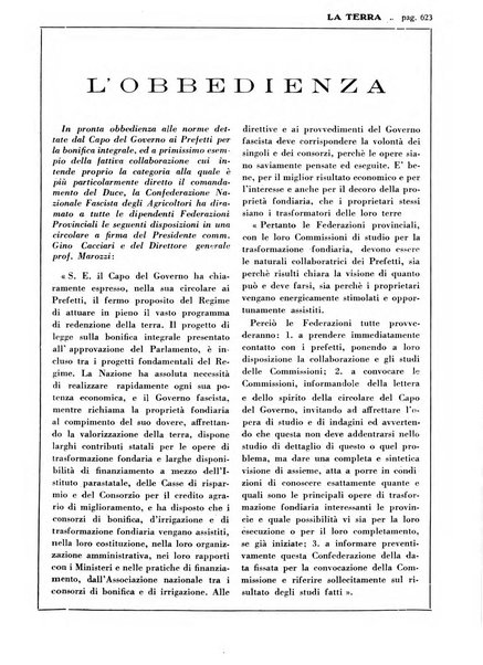 La terra rassegna mensile illustrata della ricostruzione italiana