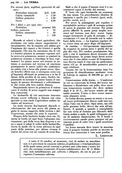 La terra rassegna mensile illustrata della ricostruzione italiana