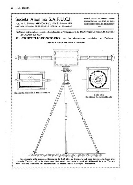 La terra rassegna mensile illustrata della ricostruzione italiana