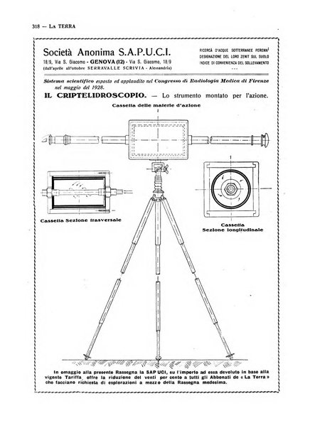 La terra rassegna mensile illustrata della ricostruzione italiana