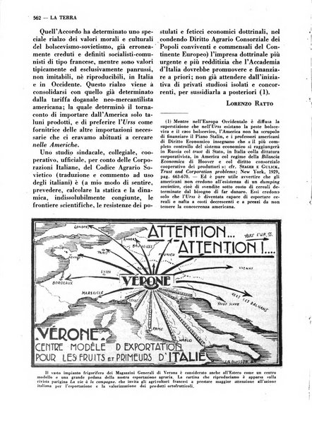 La terra rassegna mensile illustrata della ricostruzione italiana