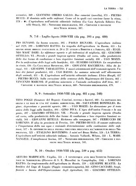 La terra rassegna mensile illustrata della ricostruzione italiana