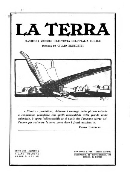 La terra rassegna mensile illustrata della ricostruzione italiana