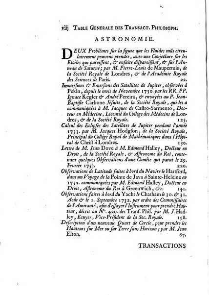 Transactions philosophiques de la Societe royale de Londres..