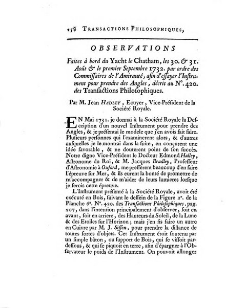 Transactions philosophiques de la Societe royale de Londres..