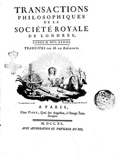 Transactions philosophiques de la Societe royale de Londres..