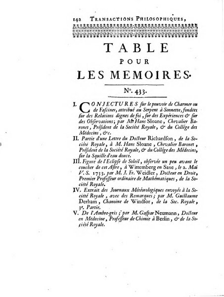 Transactions philosophiques de la Societe royale de Londres..