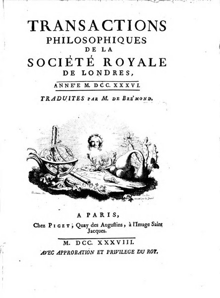 Transactions philosophiques de la Societe royale de Londres..