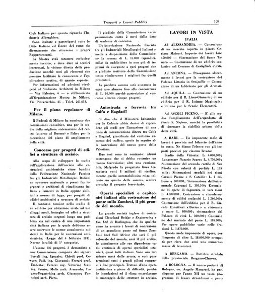 Trasporti e lavori pubblici giornale dei trasporti e dei lavori pubblici