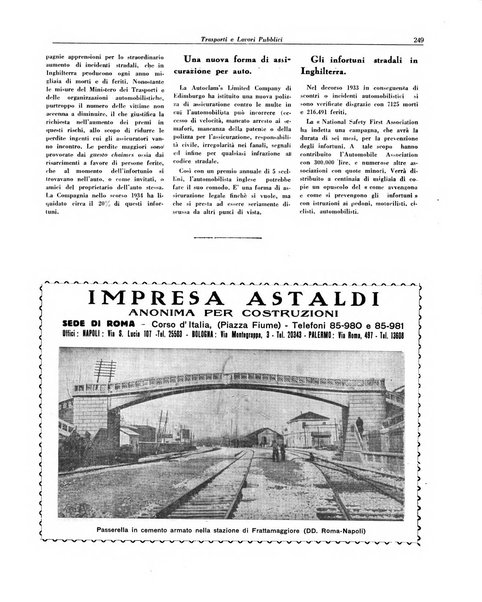 Trasporti e lavori pubblici giornale dei trasporti e dei lavori pubblici