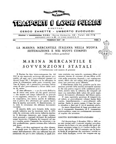 Trasporti e lavori pubblici giornale dei trasporti e dei lavori pubblici