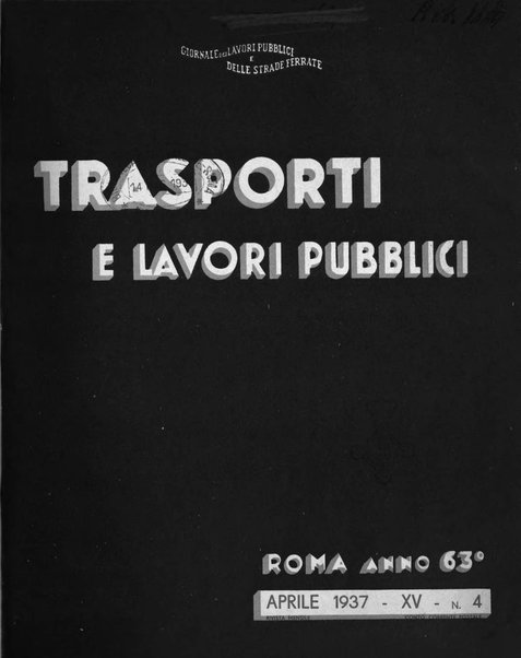 Trasporti e lavori pubblici giornale dei trasporti e dei lavori pubblici