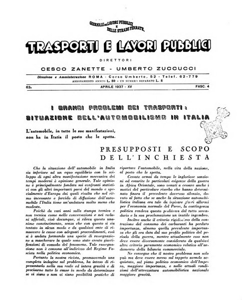 Trasporti e lavori pubblici giornale dei trasporti e dei lavori pubblici