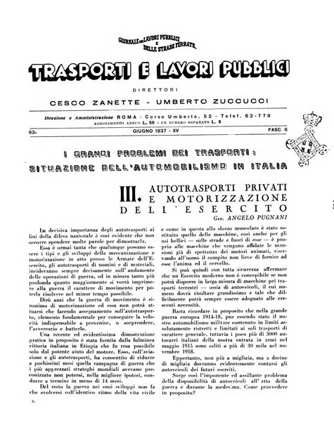 Trasporti e lavori pubblici giornale dei trasporti e dei lavori pubblici