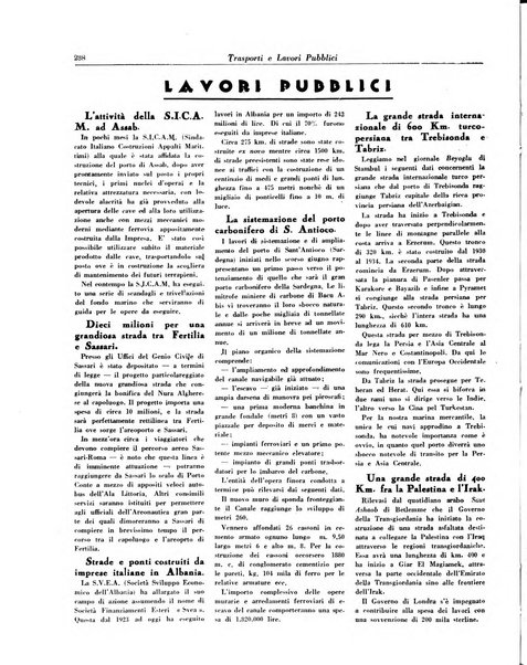 Trasporti e lavori pubblici giornale dei trasporti e dei lavori pubblici