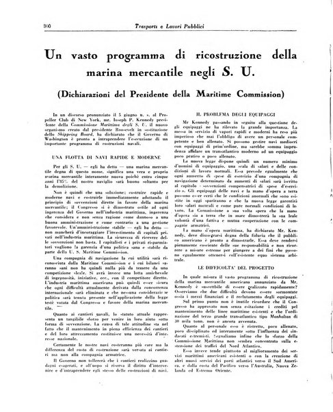 Trasporti e lavori pubblici giornale dei trasporti e dei lavori pubblici