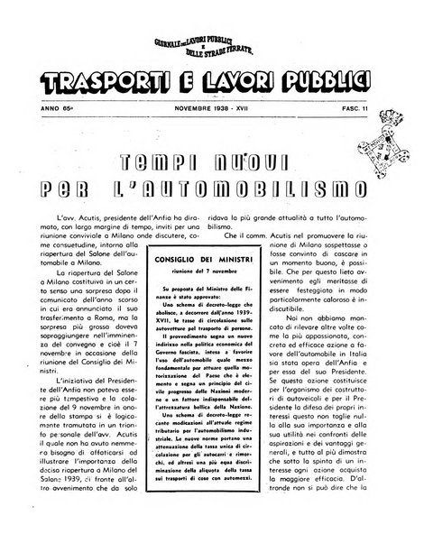 Trasporti e lavori pubblici giornale dei trasporti e dei lavori pubblici