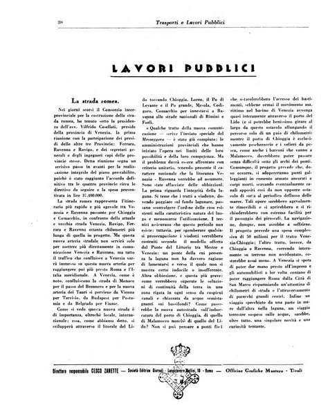 Trasporti e lavori pubblici giornale dei trasporti e dei lavori pubblici