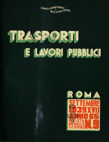 Trasporti e lavori pubblici giornale dei trasporti e dei lavori pubblici