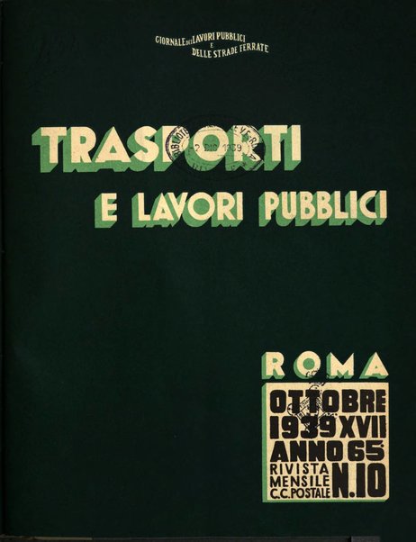 Trasporti e lavori pubblici giornale dei trasporti e dei lavori pubblici