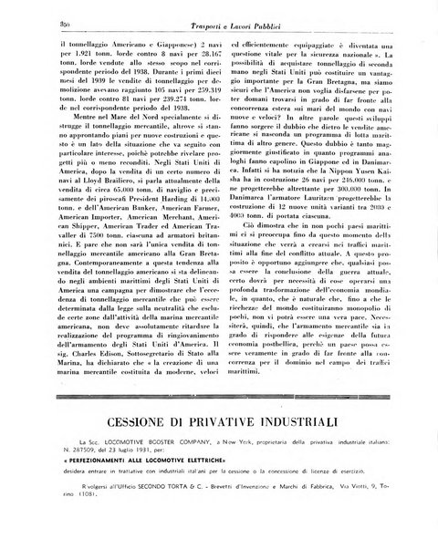 Trasporti e lavori pubblici giornale dei trasporti e dei lavori pubblici