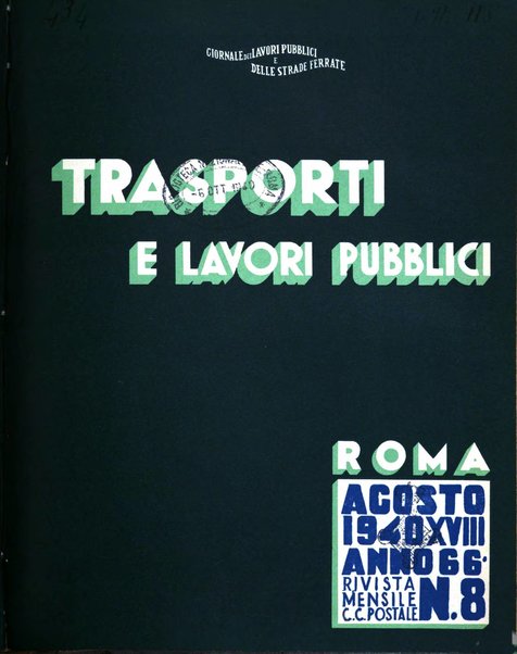 Trasporti e lavori pubblici giornale dei trasporti e dei lavori pubblici