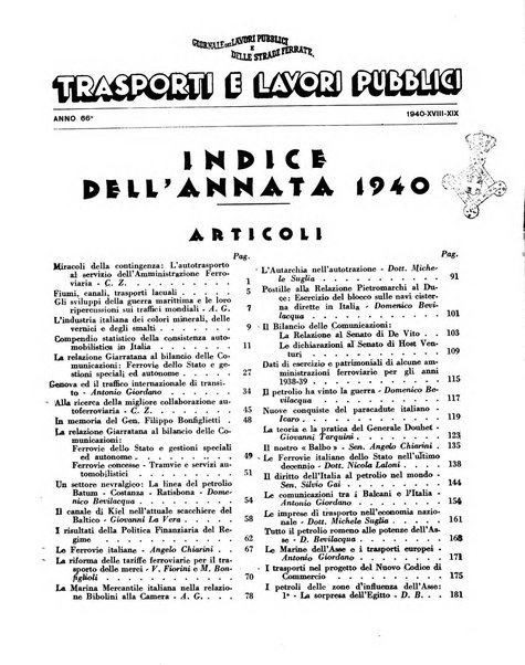 Trasporti e lavori pubblici giornale dei trasporti e dei lavori pubblici