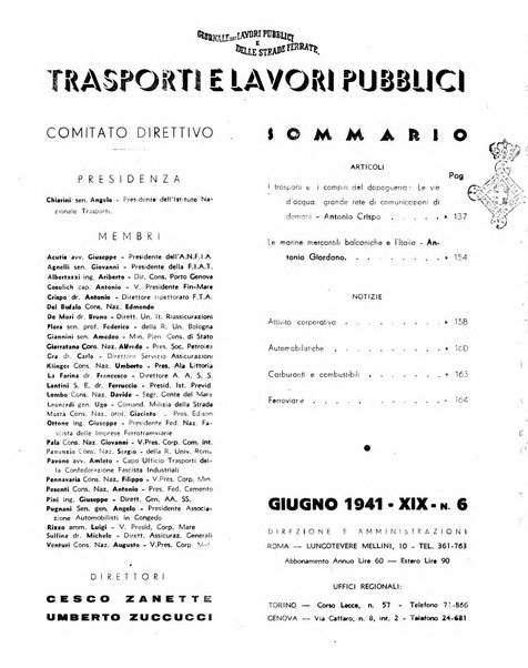 Trasporti e lavori pubblici giornale dei trasporti e dei lavori pubblici