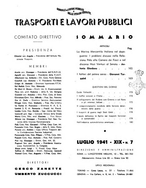 Trasporti e lavori pubblici giornale dei trasporti e dei lavori pubblici