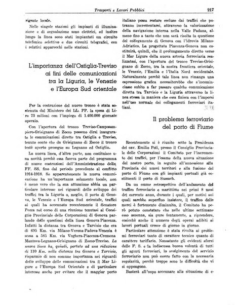 Trasporti e lavori pubblici giornale dei trasporti e dei lavori pubblici