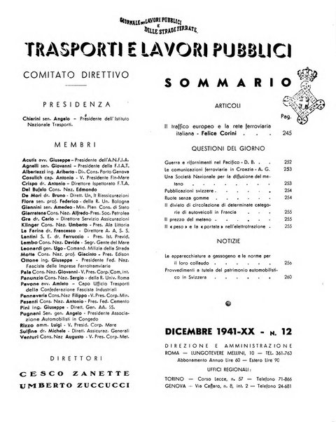 Trasporti e lavori pubblici giornale dei trasporti e dei lavori pubblici