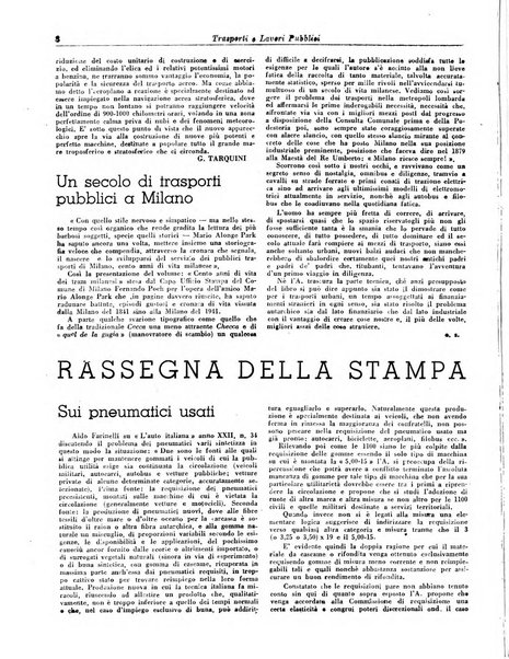 Trasporti e lavori pubblici giornale dei trasporti e dei lavori pubblici