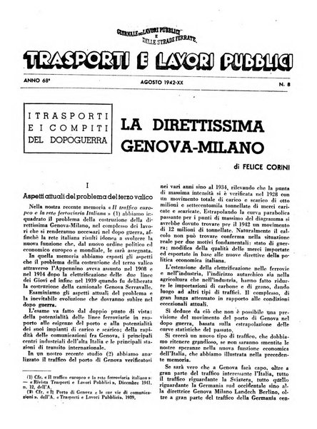 Trasporti e lavori pubblici giornale dei trasporti e dei lavori pubblici