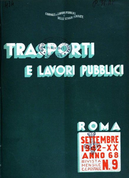 Trasporti e lavori pubblici giornale dei trasporti e dei lavori pubblici