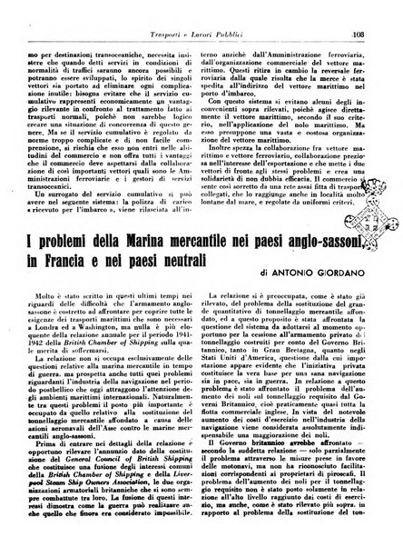 Trasporti e lavori pubblici giornale dei trasporti e dei lavori pubblici