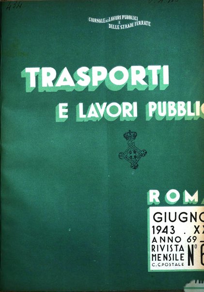 Trasporti e lavori pubblici giornale dei trasporti e dei lavori pubblici