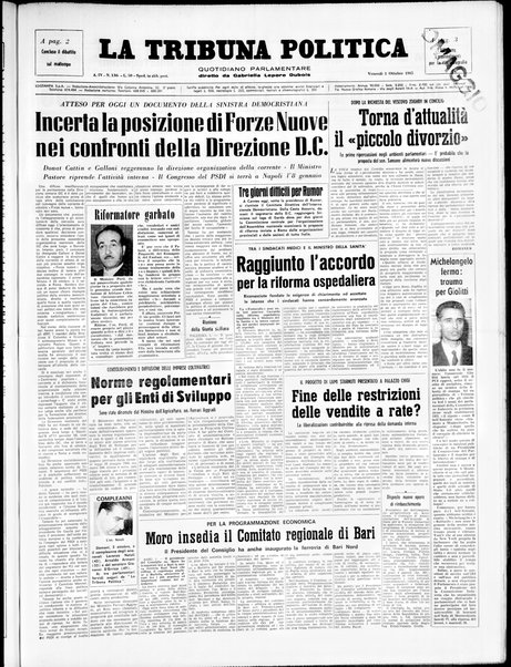 Tribuna politica : quotidiano parlamentare