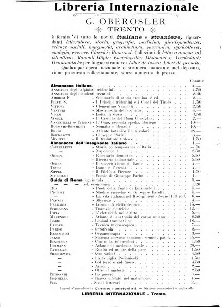 Tridentum rivista bimestrale di studi scientifici