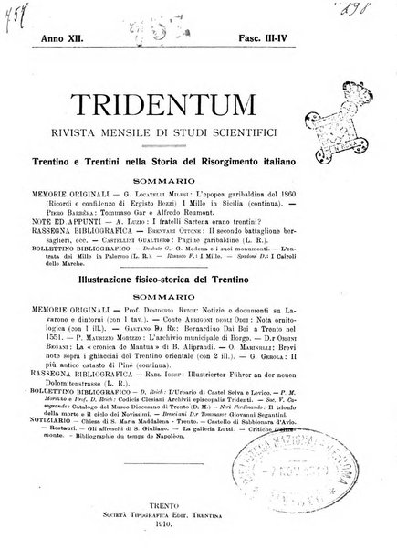 Tridentum rivista bimestrale di studi scientifici