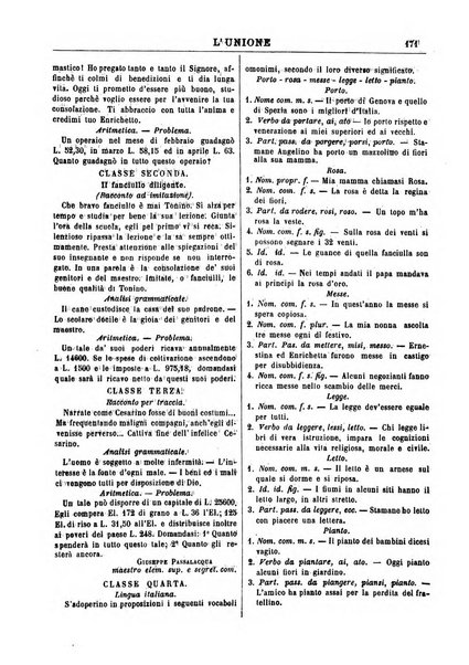 L'unione giornaletto didattico-politico degl'insegnanti primari d'Italia