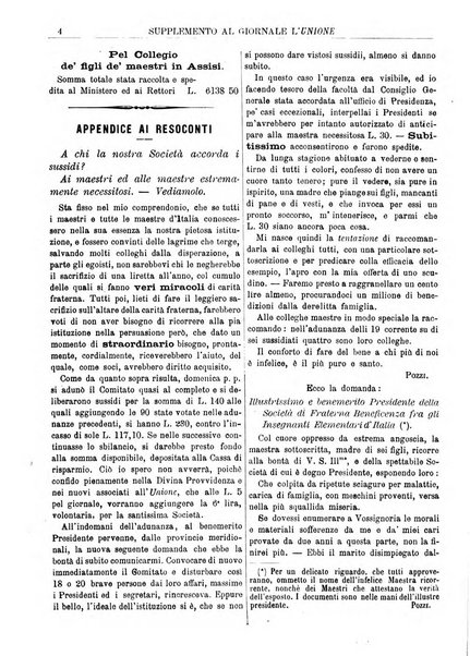 L'unione giornaletto didattico-politico degl'insegnanti primari d'Italia