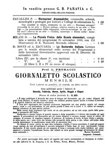 L'unione giornaletto didattico-politico degl'insegnanti primari d'Italia