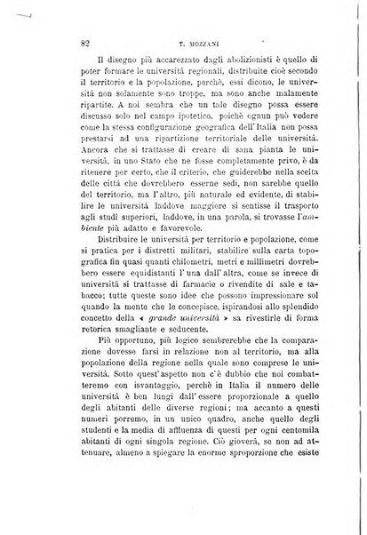 L'unione universitaria periodico mensile tra i professori universitari italiani