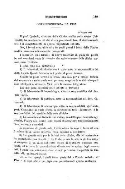 L'unione universitaria periodico mensile tra i professori universitari italiani