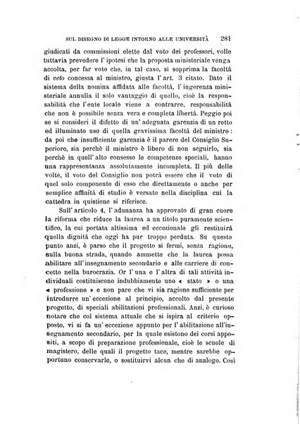 L'unione universitaria periodico mensile tra i professori universitari italiani