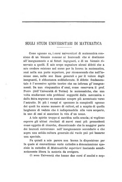 L'unione universitaria periodico mensile tra i professori universitari italiani