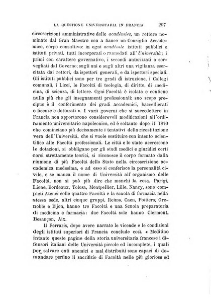 L'unione universitaria periodico mensile tra i professori universitari italiani