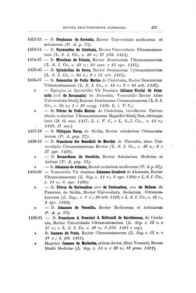 L'Universita rivista dell'istruzione superiore