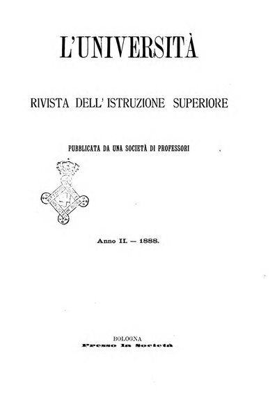 L'Universita rivista dell'istruzione superiore